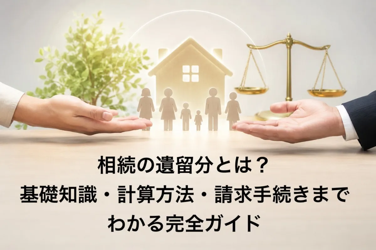 相続の遺留分とは？基礎知識・計算方法・請求手続きまでわかる完全ガイド